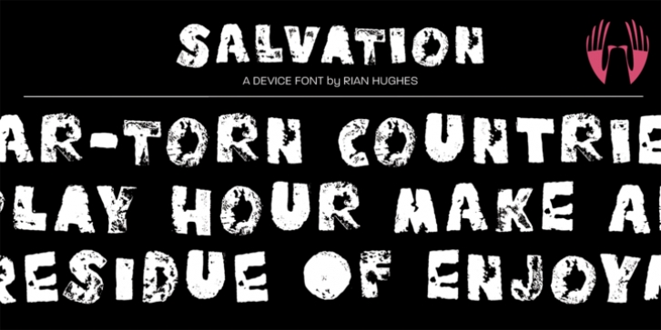 Salvation font preview