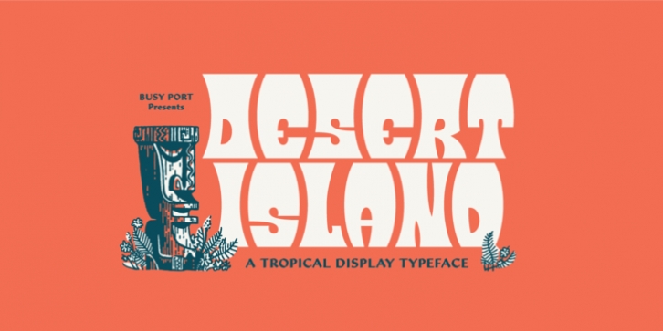 Desert Island font preview