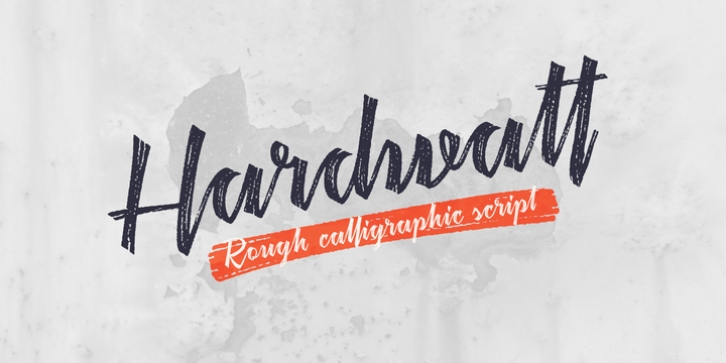 Hardwatt font preview