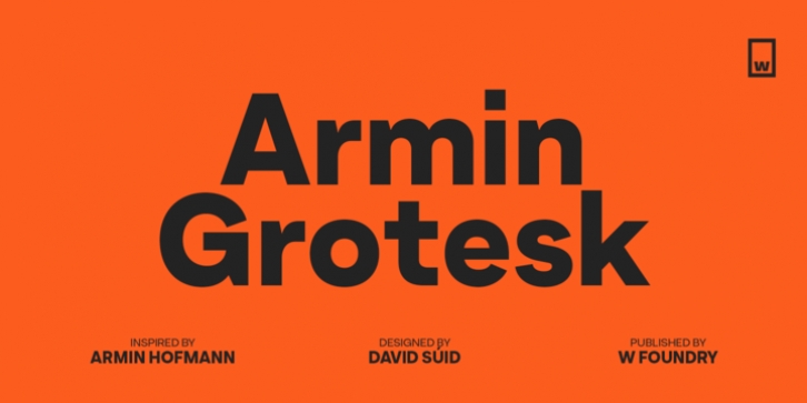 Armin Grotesk font preview