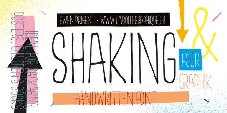 Shaking font preview