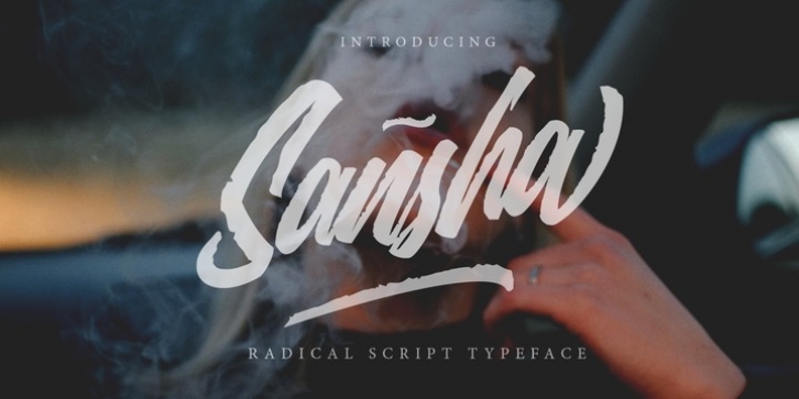 Sansha font preview