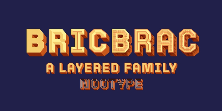 Bricbrac font preview