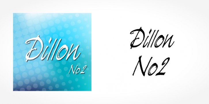 Dillon No2 font preview