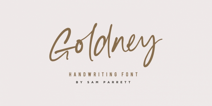 Goldney font preview