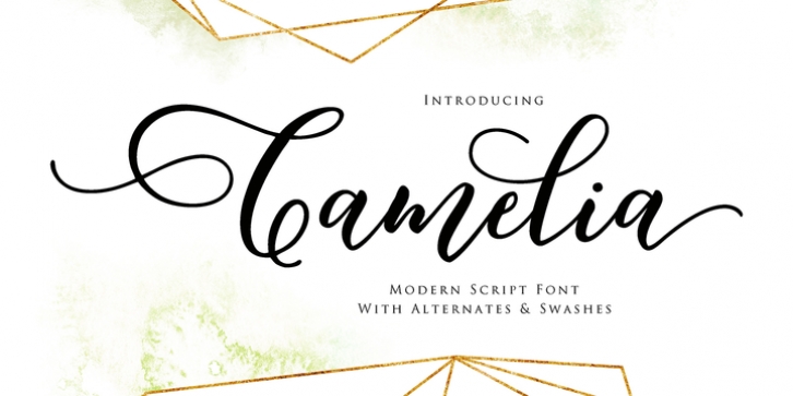 Camelia Script font preview