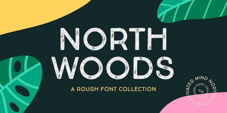 Northwoods Rough font preview