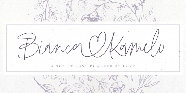 Bianca Kamelo font preview