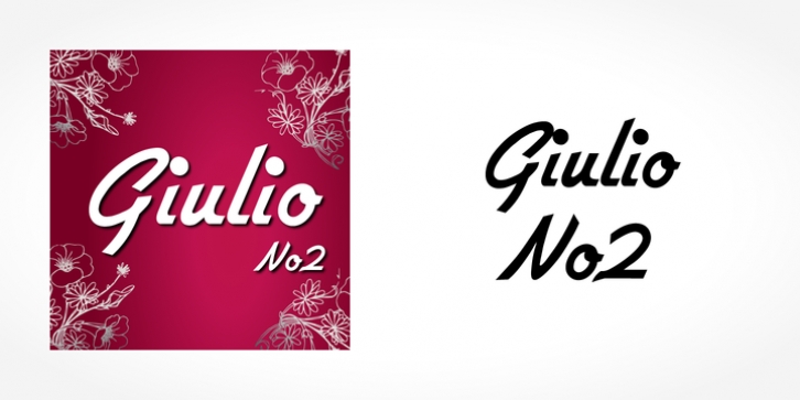 Giulio No2 font preview