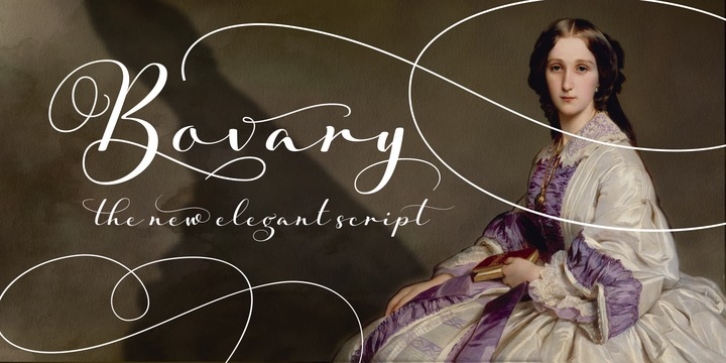 Bovary font preview
