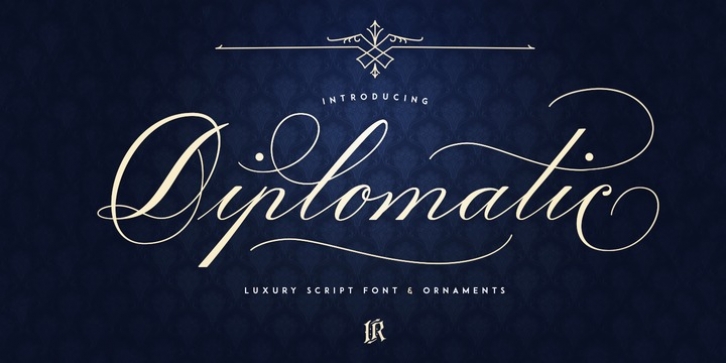 Diplomatic font preview