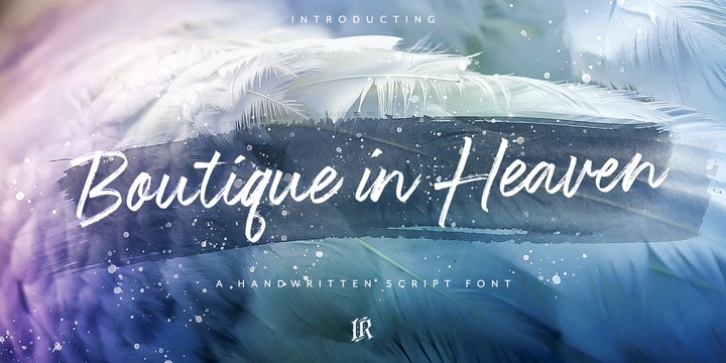 Boutique in Heaven font preview