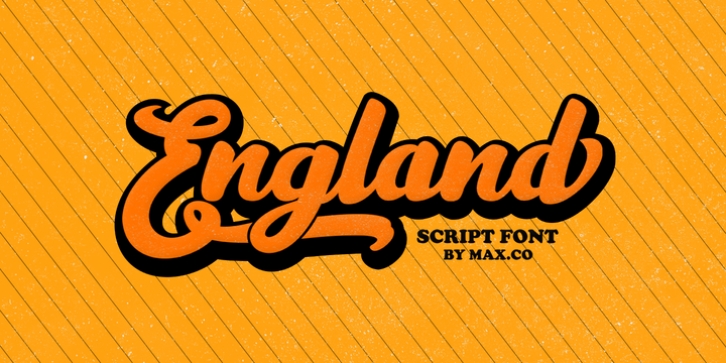 England Script font preview