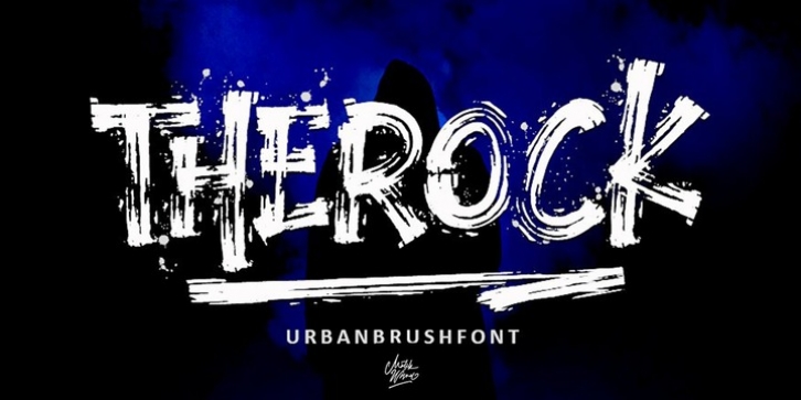 Therock font preview