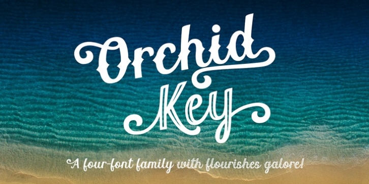 Orchid Key font preview