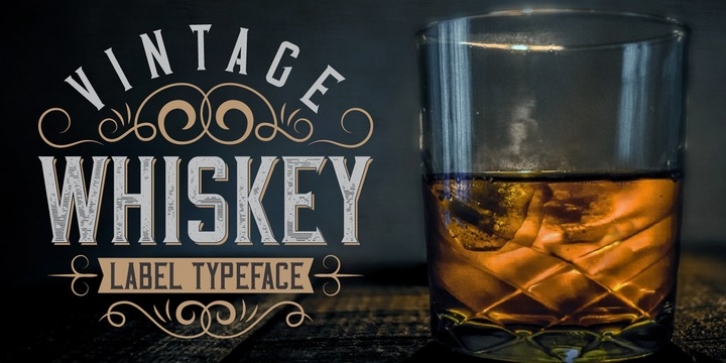 Vintage Whiskey font preview