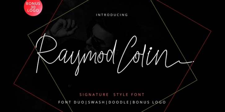 Raymod Colin Family font preview