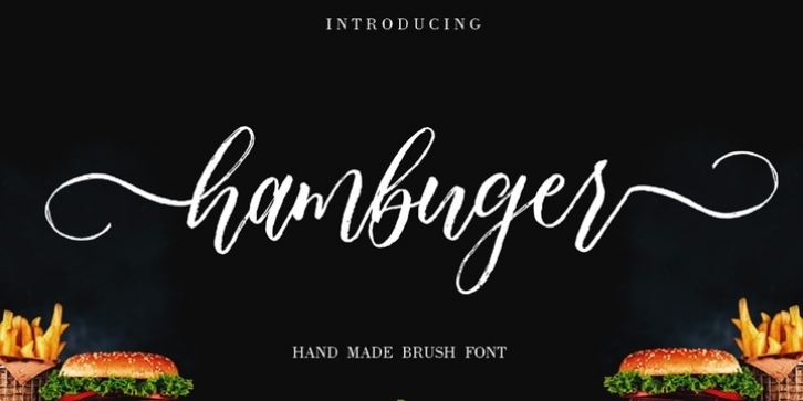 Hambuger Script font preview