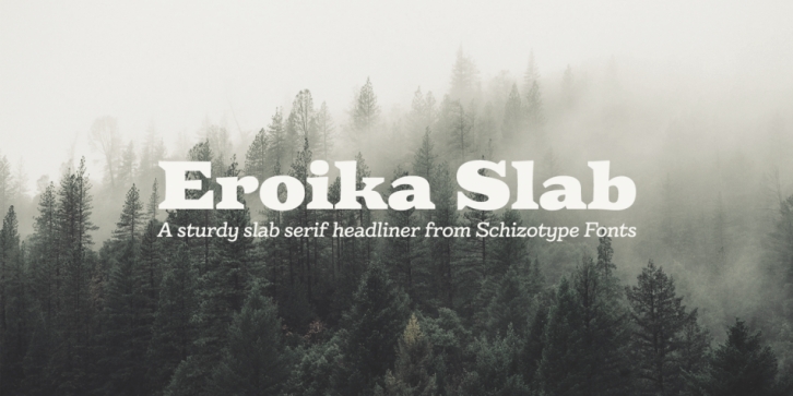 Eroika Slab font preview
