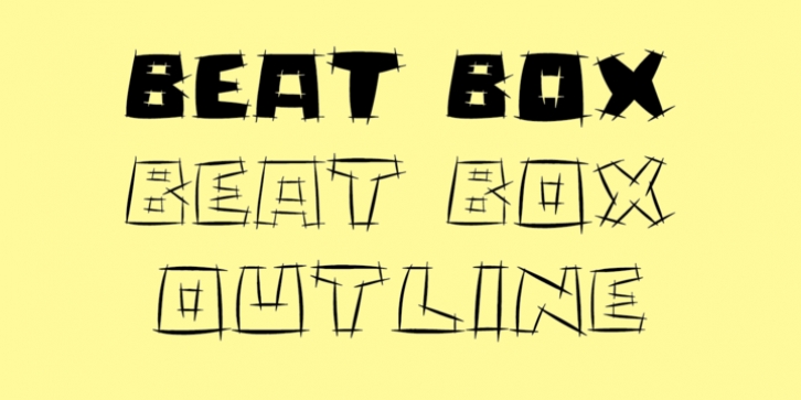 Beat Box font preview