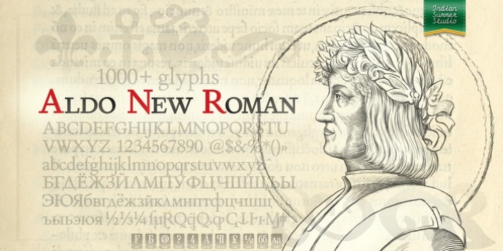 Aldo New Roman font preview