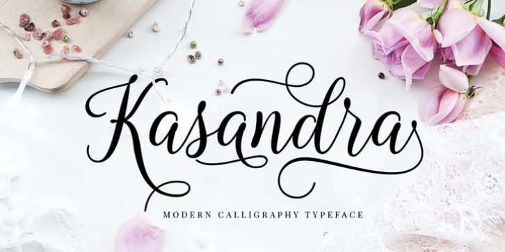Kasandra Script font preview