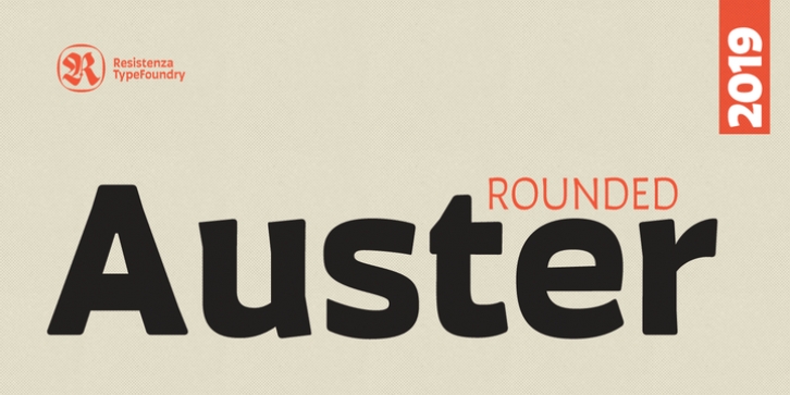 Auster Rounded font preview
