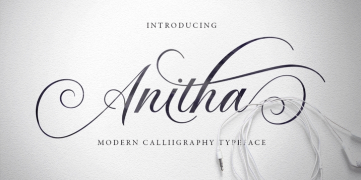 Anitha font preview