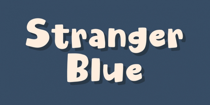 Stranger Blue Font D