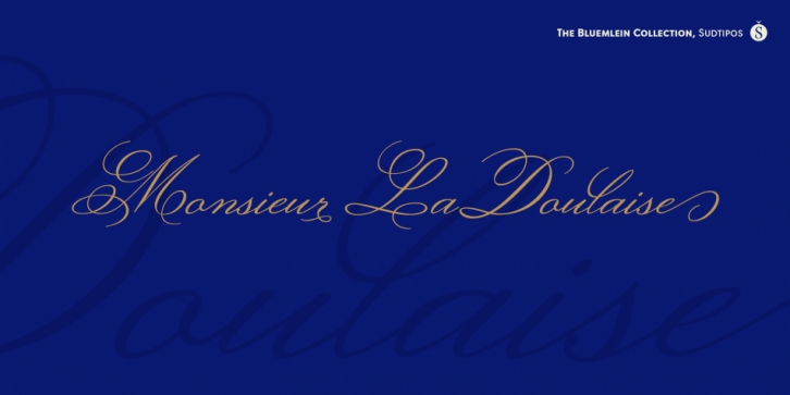 Monsieur LaDoulaise Pro font preview
