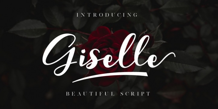 Giselle font preview