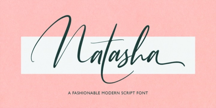 Natasha font preview