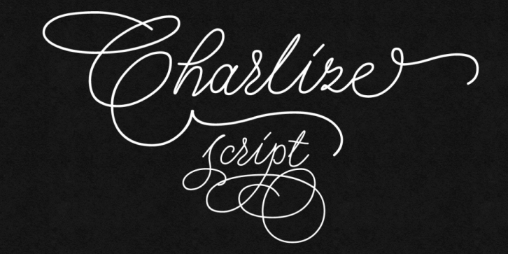 Charlize font preview