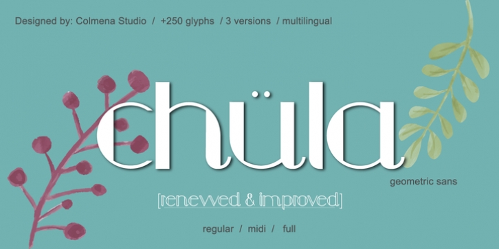 Chula font preview