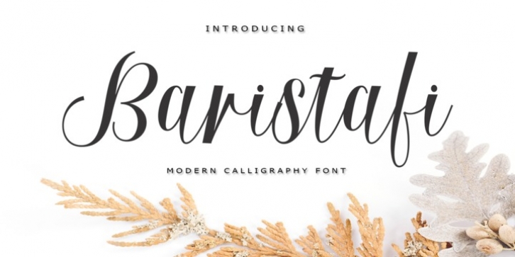 Baristafi font preview
