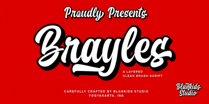 Brayles font preview