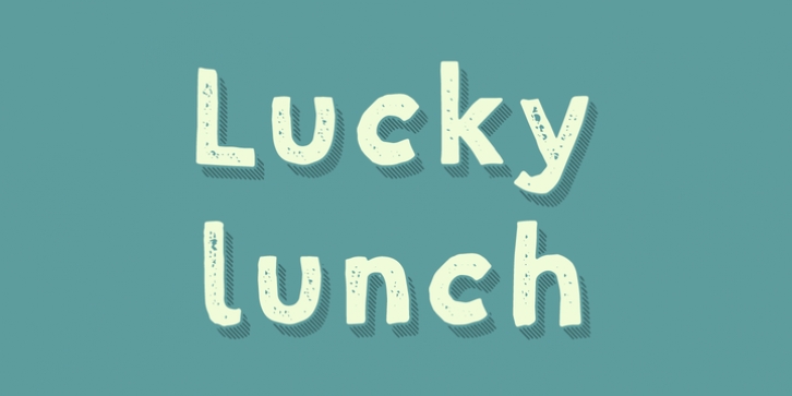 Lucky Lunch font preview