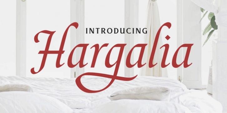 Hargalia font preview