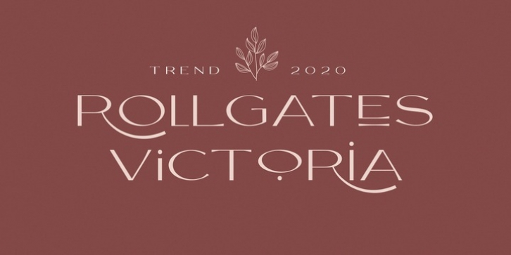 Rollgates Victoria font preview
