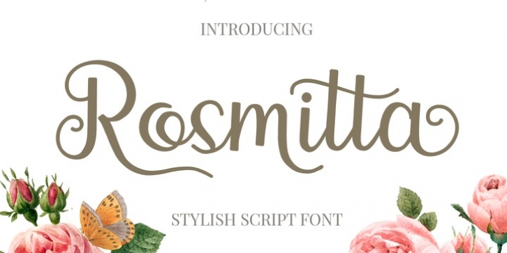 Rosmitta font preview