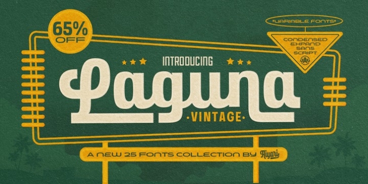 Laguna Vintage font preview