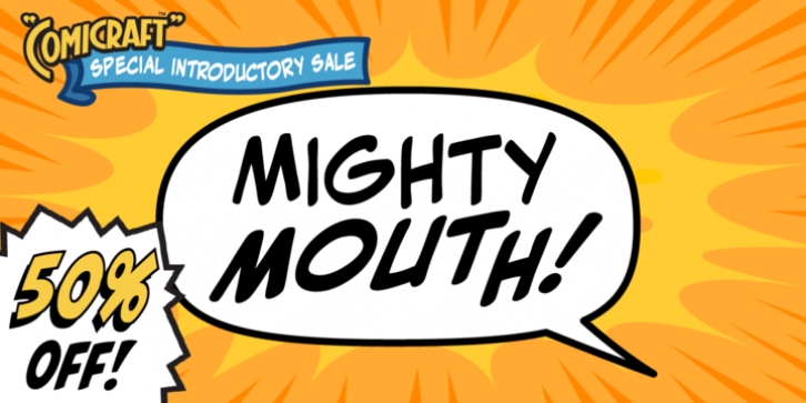 CCMighty Mouth font preview