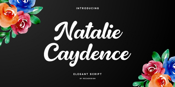 Natalie Caydence font preview