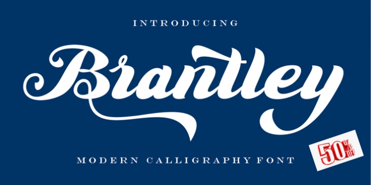 Brantley Script font preview