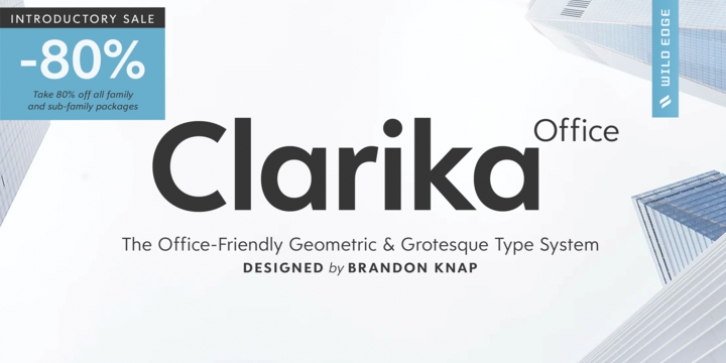 Clarika Office font preview