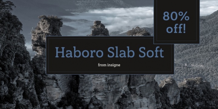 Haboro Slab Soft font preview