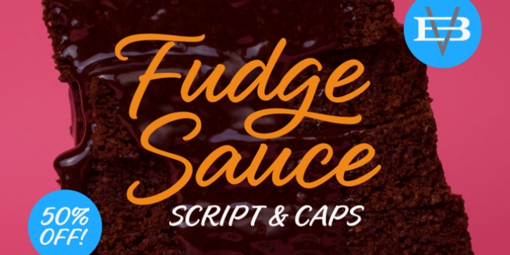 Fudge Sauce font preview
