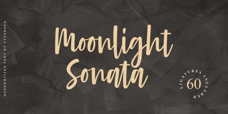 Moonlight Sonata font preview