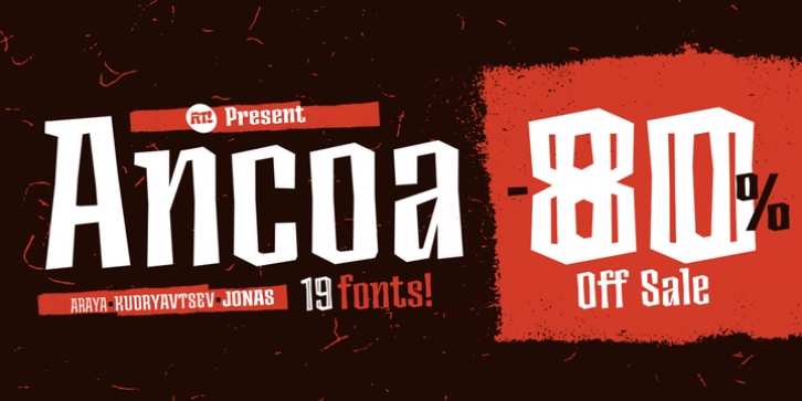 Ancoa font preview
