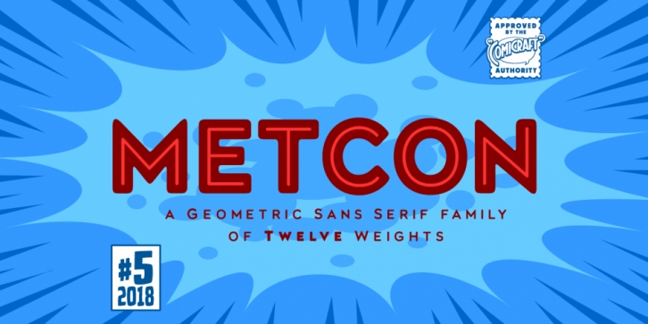 Metcon font preview